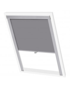 Tenda a rullo oscurante persiana grigia C04