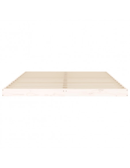 Giroletto Bianco 150x200 cm King Size in Legno Massello di Pino