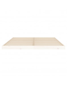 Giroletto Bianco 160x200 cm in Legno Massello di Pino