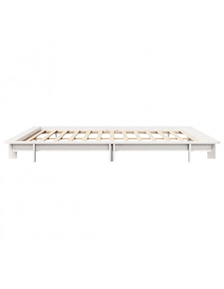 Giroletto Bianco 180x200 cm in Legno Massello di Pino