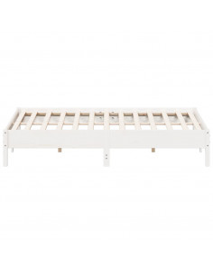 Giroletto Bianco 180x200 cm in Legno Massello di Pino