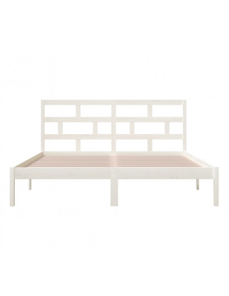 Giroletto Bianco 180x200 cm Super King in Legno Massello