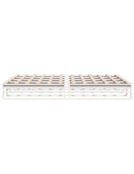 Giroletto Bianco 200x200 cm in Legno Massello di Pino