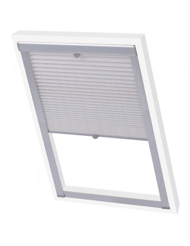 Tenda Plissettata Oscurante Bianca C02