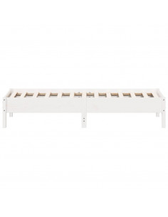 Giroletto Bianco 75x190 cm in Legno Massello di Pino