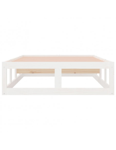 Giroletto Bianco 75x190 cm Small Single in Legno Massello