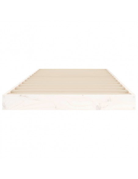 Giroletto Bianco 75x190 cm Small Single Legno Massello di Pino