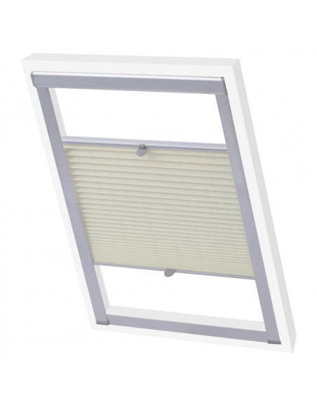 Tenda Plissettata Oscurante Crema 102