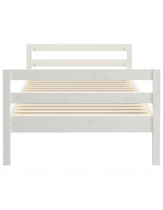 Giroletto Bianco 90x190 cm in Legno Massello di Pino