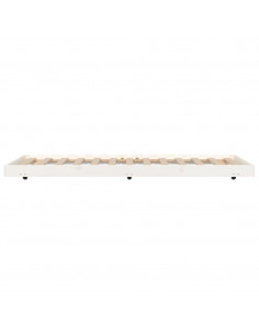 Giroletto Bianco 90x190 cm in Legno Massello di Pino