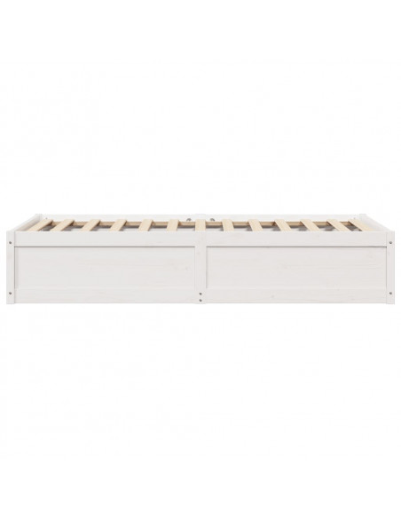 Giroletto Bianco 90x190 cm in Legno Massello di Pino