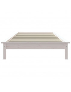 Giroletto Bianco 90x200 cm in Legno Massello di Pino