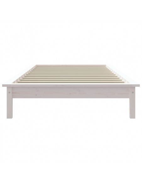 Giroletto Bianco 90x200 cm in Legno Massello di Pino