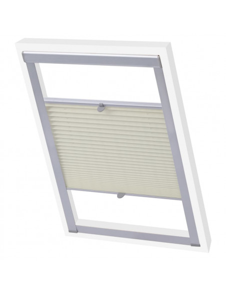 Tenda Plissettata Oscurante Crema S08/608