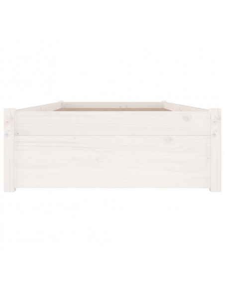 Giroletto Bianco con Cassetti 75x190 cm Small Single