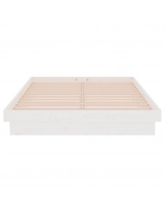 Giroletto Bianco in Legno Massello 120x190 cm Small Double