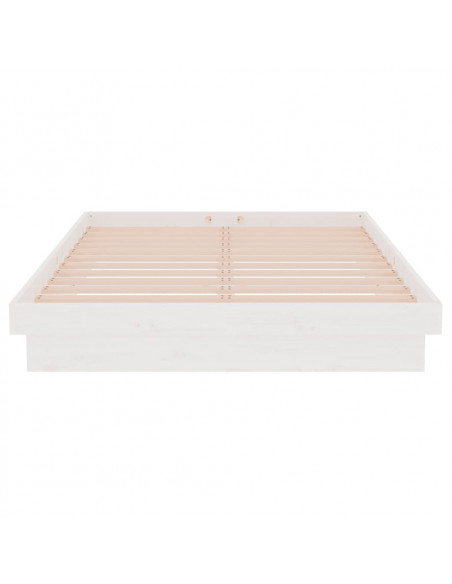 Giroletto Bianco in Legno Massello 120x190 cm Small Double