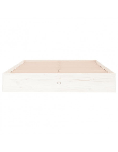 Giroletto Bianco in Legno Massello 135x190 cm Double