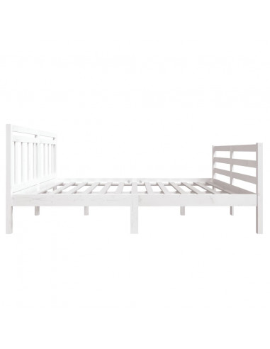 Giroletto Bianco in Legno Massello 140x190 cm