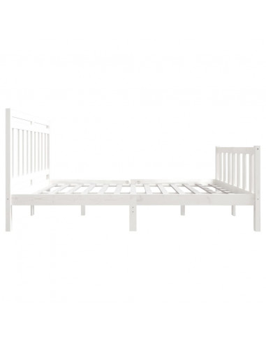 Giroletto Bianco in Legno Massello 140x190 cm