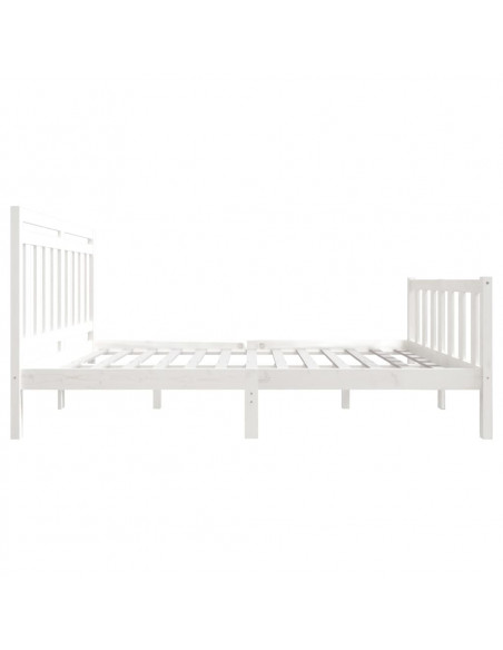 Giroletto Bianco in Legno Massello 140x190 cm