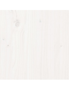 Giroletto Bianco in Legno Massello 140x190 cm