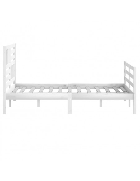 Giroletto Bianco in Legno Massello 140x190 cm