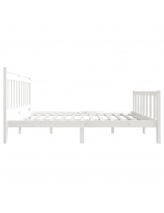 Giroletto Bianco in Legno Massello 140x200 cm