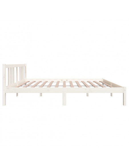 Giroletto Bianco in Legno Massello 140x200 cm