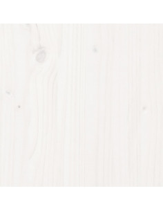 Giroletto Bianco in Legno Massello 140x200 cm