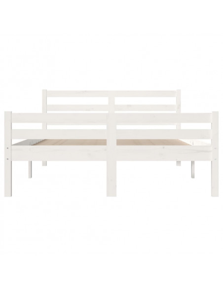 Giroletto Bianco in Legno Massello 140x200 cm