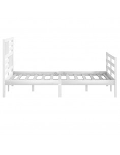 Giroletto Bianco in Legno Massello 140x200 cm