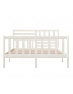 Giroletto Bianco in Legno Massello 140x200 cm