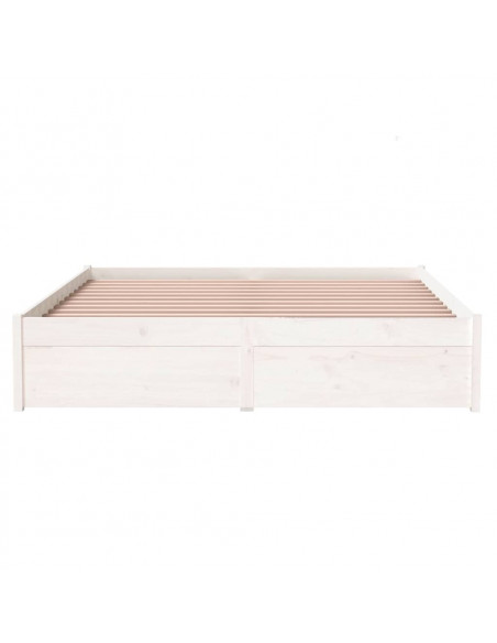 Giroletto Bianco in Legno Massello 140x200 cm