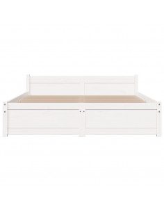 Giroletto Bianco in Legno Massello 140x200 cm