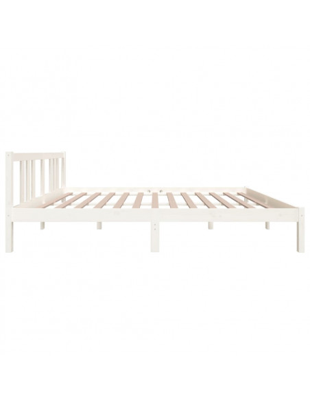 Giroletto Bianco in Legno Massello 150x200 cm King Size
