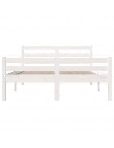 Giroletto Bianco in Legno Massello 150x200 cm King Size