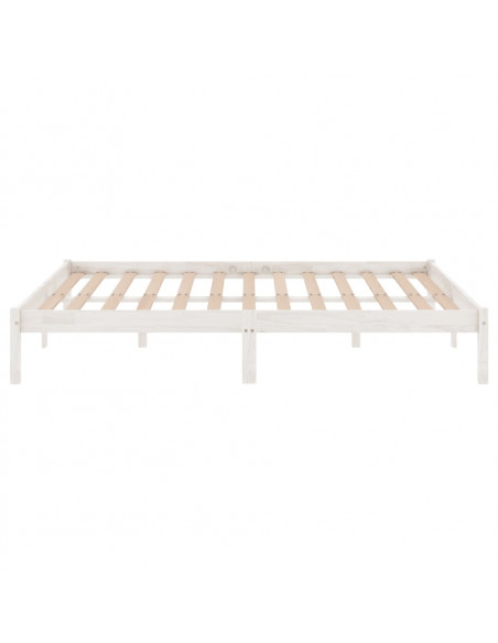 Giroletto Bianco in Legno Massello 150x200 cm King Size