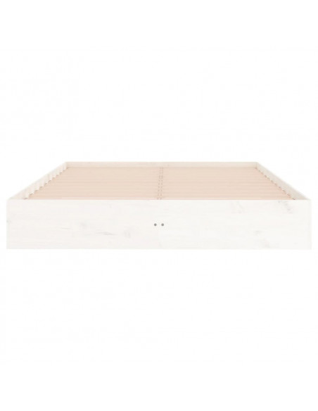 Giroletto Bianco in Legno Massello 160x200 cm