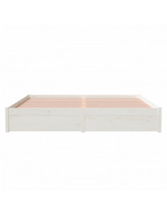 Giroletto Bianco in Legno Massello 180x200 cm Super King