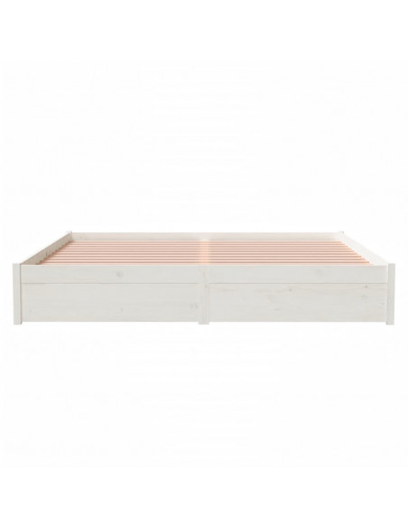 Giroletto Bianco in Legno Massello 180x200 cm Super King