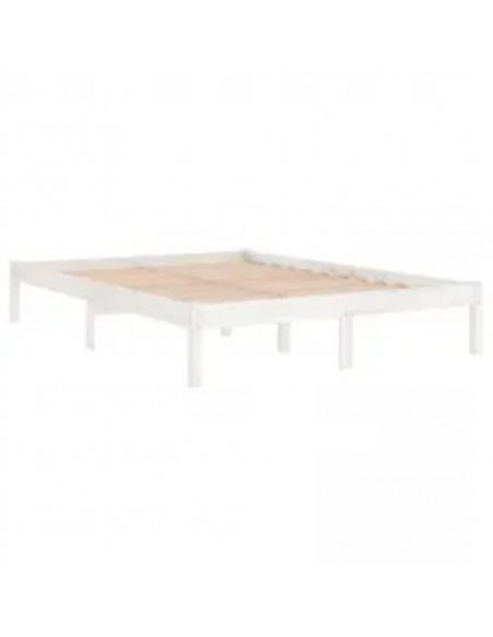 Giroletto Bianco in Legno Massello 180x200 cm Super King