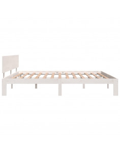 Giroletto Bianco in Legno Massello 180x200 cm Super King