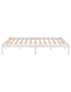 Giroletto Bianco in Legno Massello 180x200 cm Super King