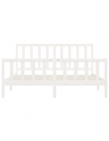 Giroletto Bianco in Legno Massello 200x200 cm