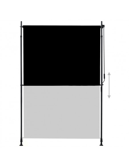 Tenda a Rullo per Esterni 150x270 cm Antracite