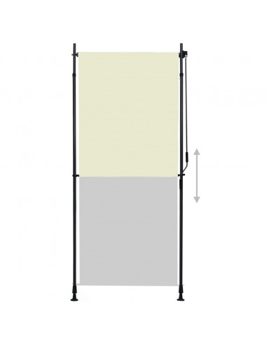 Tenda a Rullo per Esterni 100x270 cm Crema