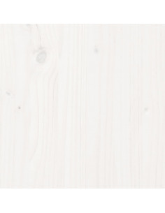 Giroletto Bianco in Legno Massello 75x190 cm Small Single