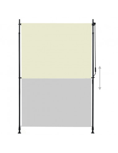 Tenda a Rullo per Esterni 150x270 cm Crema