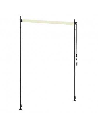 Tenda a Rullo per Esterni 150x270 cm Crema